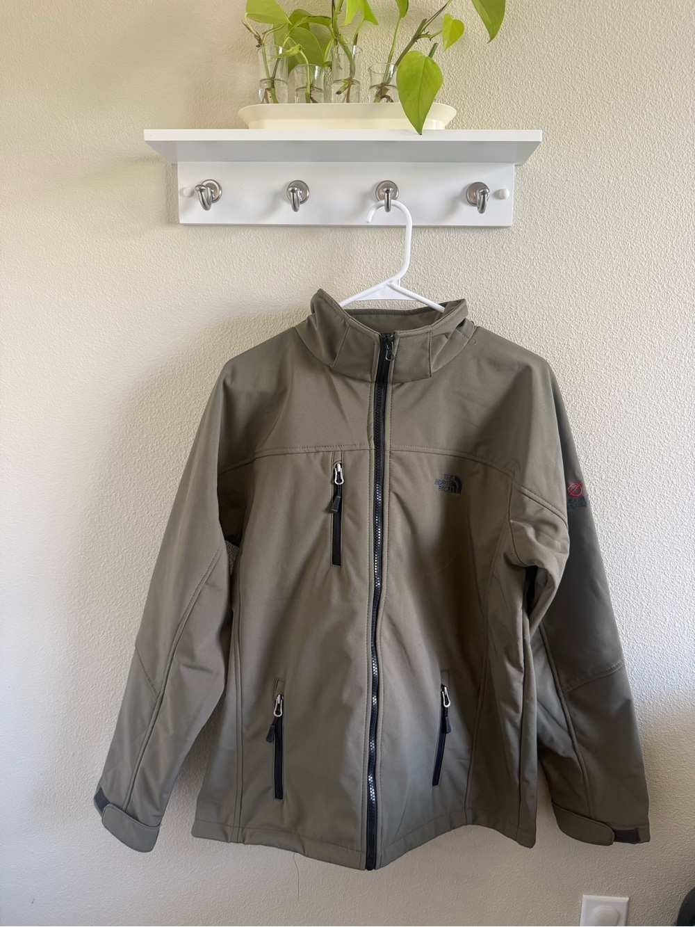 The North Face Men's Flight Series Olive Green Performance Softshell Jacket